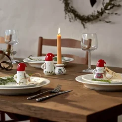 Hammershøi Christmas lysestake 8,5 cm nissefar