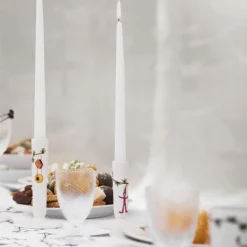 Hammershøi Christmas lysestake 12 cm hvit