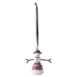 Hammershøi Christmas snøkone hengende 9 cm hvit m/ dekor
