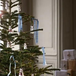 Hammershøi Christmas snøkone hengende 9 cm hvit m/ dekor