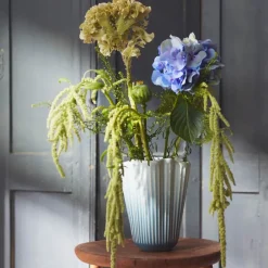 Hammershøi unfold vase 20,5 cm blå