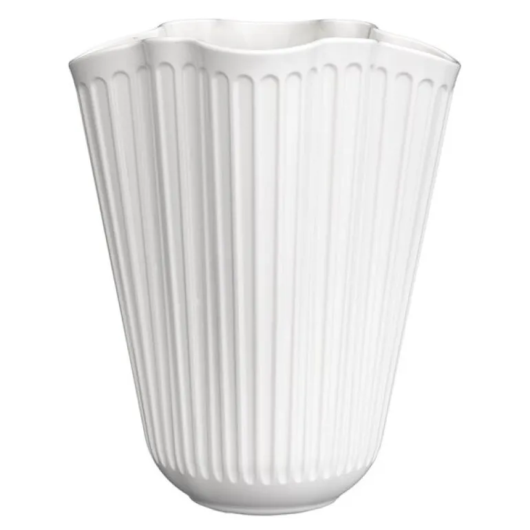 Hammershøi unfold vase 16,5 cm hvit