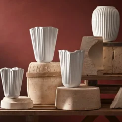 Hammershøi unfold vase 20,5 cm hvit