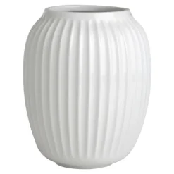 Hammershøi vase 21 cm hvit