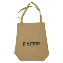 Handlenett gjenbrukbart 50x35 cm khaki