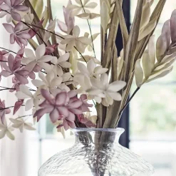 Happia blomsterdekorasjon 7 cm rosa/beige