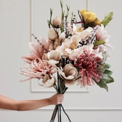 Happia dekorasjonsblomst 110 cm grønn