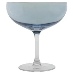Happy champagneglass 28 cl blå
