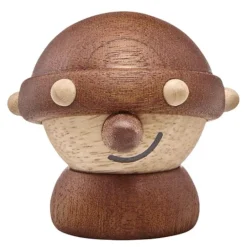 Harald Viking trefigur 5 cm gummitre/sapele