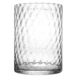Harlekin lykt/vase 24 cm klar