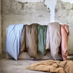 Harmoni sengetøy 140x200 cm gyllen beige