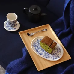Haru servingsfat 17 cm mummi hvit/blå
