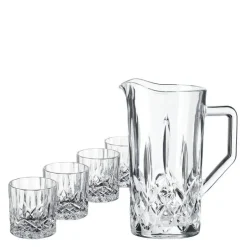 Harvey glassett kanne 1L + 4 whiskyglass