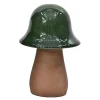 Hatt sopp hagepynt 18 cm irish green