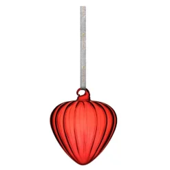 Hazel dekorasjonskule 10 cm rød