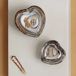 Heart bolle liten 9 cm stål