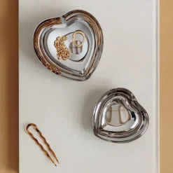 Heart bolle medium 12 cm stål