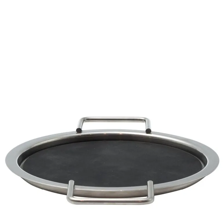 Hellelokk 16 cm svart/stål