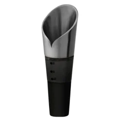Helletut med lufting 9,6 cm grafitt