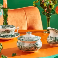 Heritage Green Italian sukkerskål 0,25L