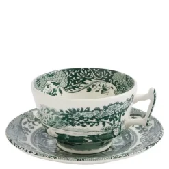 Heritage Green Italian tekopp med skål 20 cl