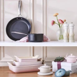 Heritage rektangulær ildfast form 26x19 cm shell pink