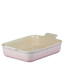 Heritage rektangulær ildfast form 26x19 cm shell pink