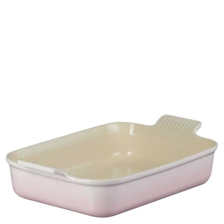 Heritage rektangulær ildfast form 26x19 cm shell pink