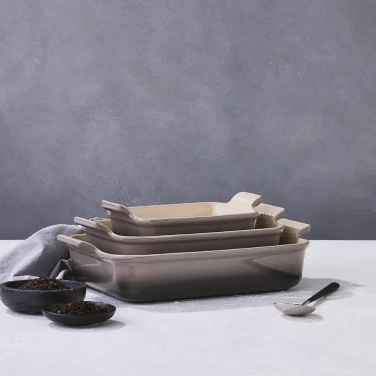 Heritage rektangulær ildfast form 26 cm flint