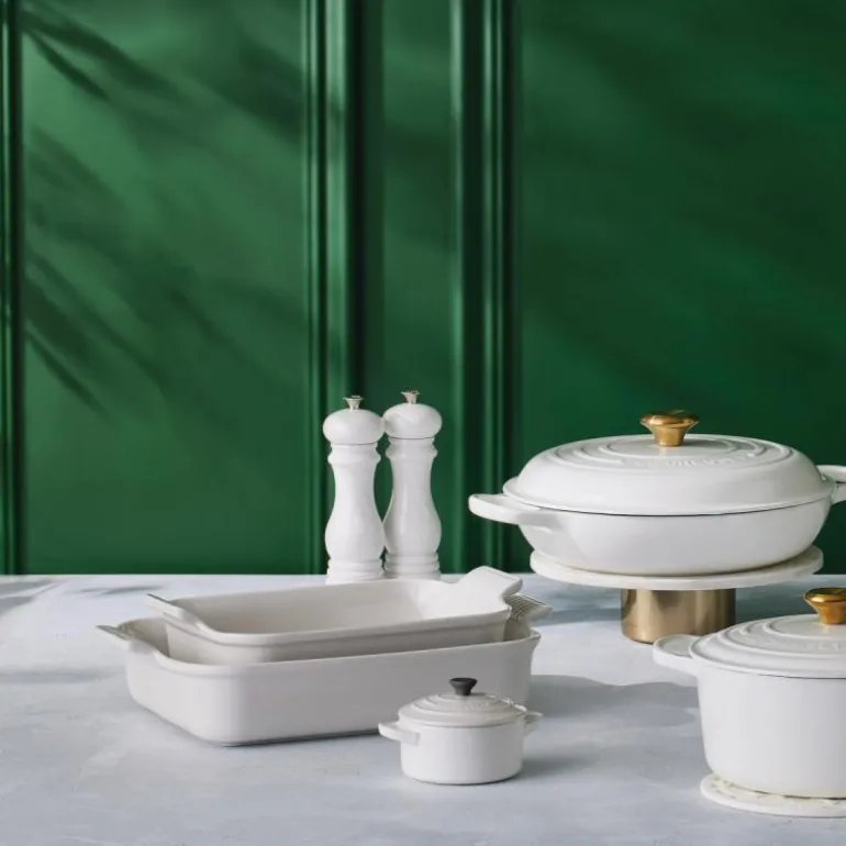 Heritage rektangulær ildfast form 26x19 cm white