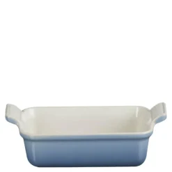 Heritage rektangulært fat 19 cm chambray