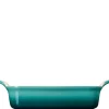 Heritage rektangulært ildfast form 26x19 cm Bleu Riviera
