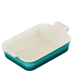Heritage rektangulært ildfast form 26x19 cm Bleu Riviera