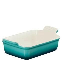 Heritage rektangulært serveringsfat 19 cm Bleu Riviera
