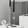 Herregårdslys 30 cm 6 stk svart