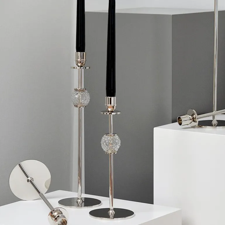 Herregårdslys 30 cm 6 stk svart