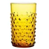 Hobnail glass 20 cl amber