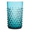 Hobnail glass 20 cl aquamarine