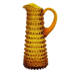 Hobnail karaffel 1L amber 27 cm