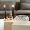 Hobnail skål 23 cm crystal