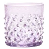 Hobnail vannglass 15 cl lilla