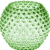 Hobnail vase 18 cm light green