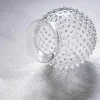 Hobnail vase med kant 18 cm crystal