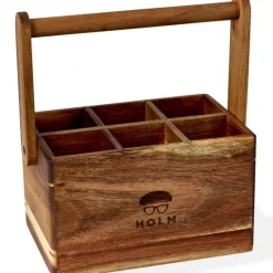 Holder med 6 rom 25x14x22 cm akasietre