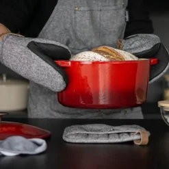 Home gryteklut 2 stk grå