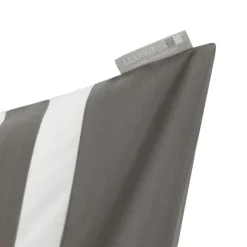Hotel contrast putevar bomullssateng 65x65 cm hvit/charcoal