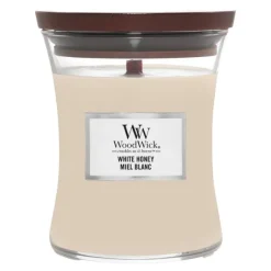 Hourglass duftlys medium white honey