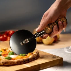 Hunter premium chef pizzahjul 10 cm blank/bjørk