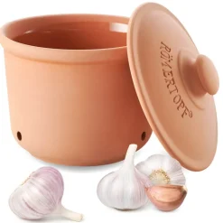 Hvitløkskrukke Ø12,5 terracotta