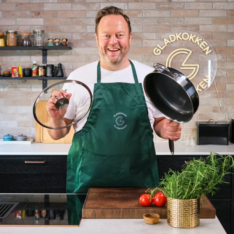 Hybrid sautépanne med lokk 28